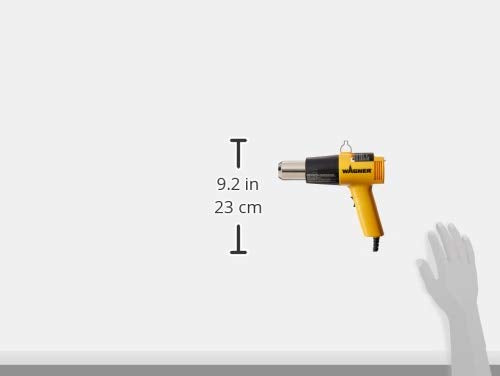 Wagner Spraytech 0503008 HT1000 Heat Gun, 2 Temp Settings 750ᵒF & 1000ᵒF, Great for Soften paint, Caulking, Adhesive, Putty Removal, Shrink Wrap, Bend Plastic Pipes, Loosen Rusted Nuts or Bolts