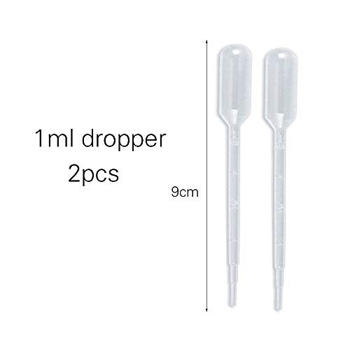 Enslz 35pcs Mini Portable Clear 3ml Glass Bottle Atomizer Refillable Perfume Bottle for Party or Travel Tool