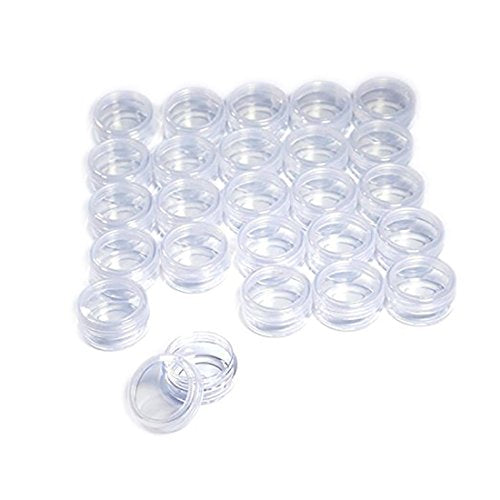 Tiny Sample Containers 3 Gram Sample Jars 100pcs Makeup Sample Containers with Lids